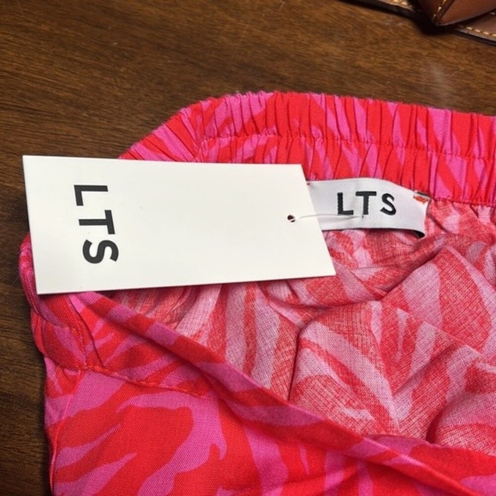 Long Tall Sally Tall Pink Zebra Print Midi Skirt 12 NWT - Picture 16 of 16